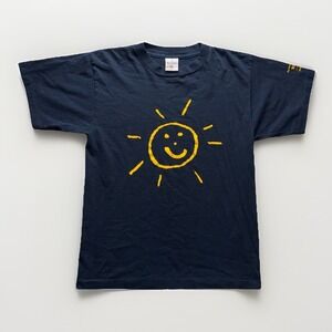 Vintage Alore Smile Sunshine T Shirt M Single Stitch Made Rise School USA 90s